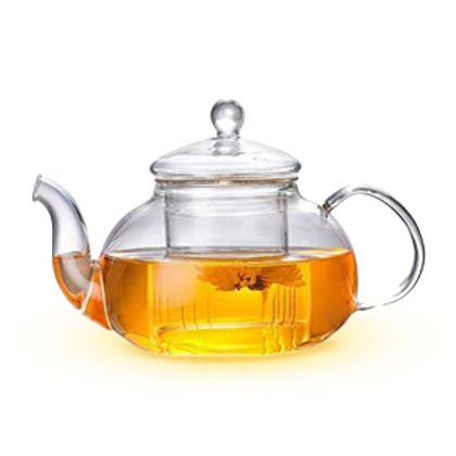 Glass Tea Kettle w/ Infuser - Savory Blends Tea Co