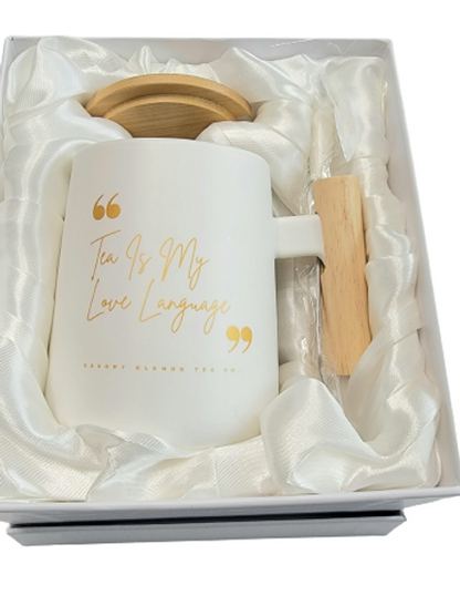 Tea Is My Love Language" Mug Gift Set - Savory Blends Tea Co