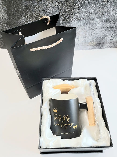 Tea Is My Love Language" Mug Gift Set - Savory Blends Tea Co