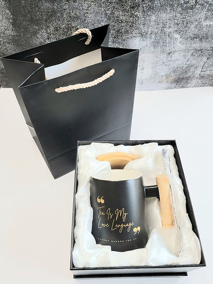 Tea Is My Love Language" Mug Gift Set - Savory Blends Tea Co